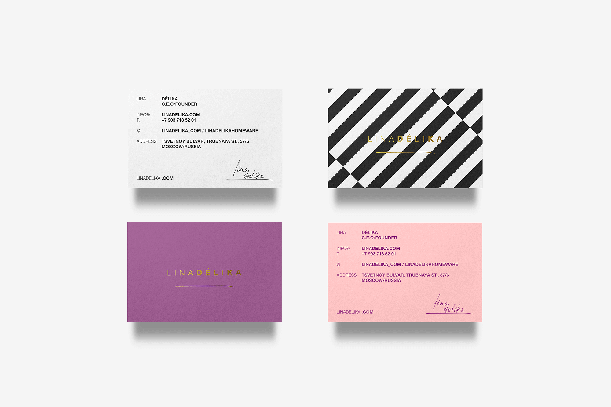 LinaDelika business card